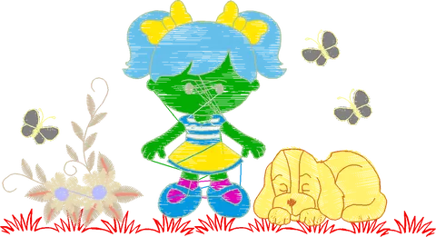 Cute-girl-and-her-dog-34864013