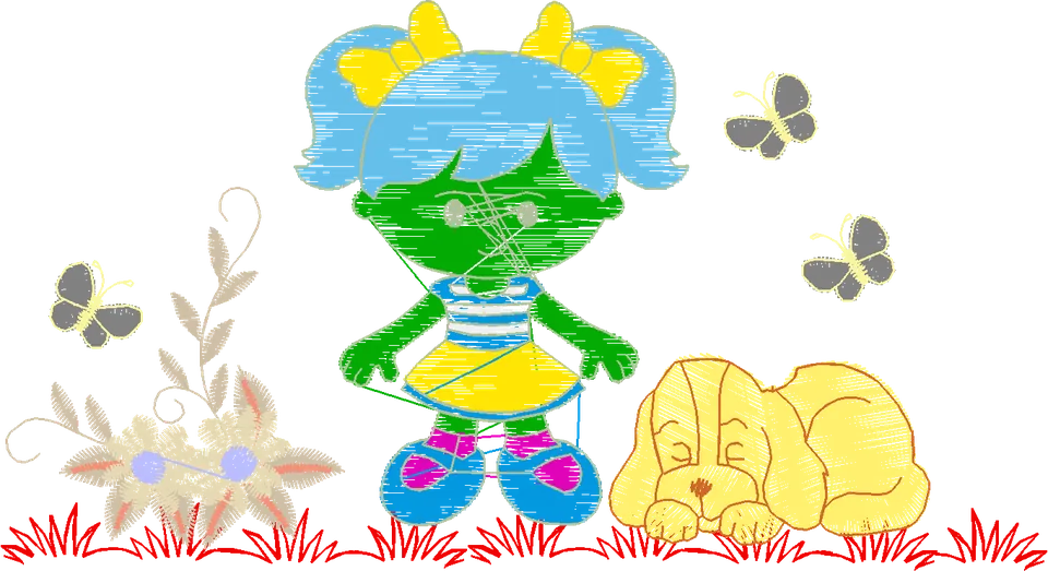 Cute-girl-and-her-dog-34864013