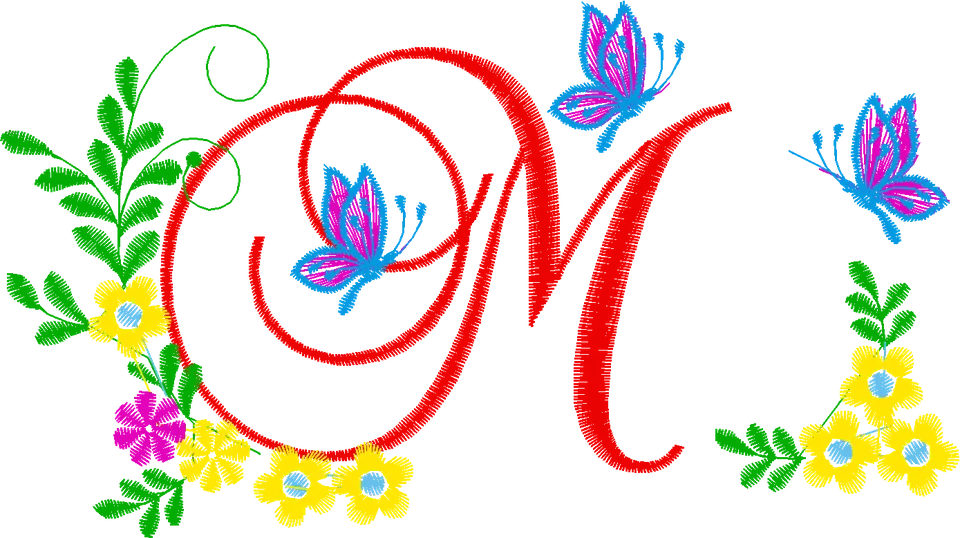 Floral-Letter-M-32571222