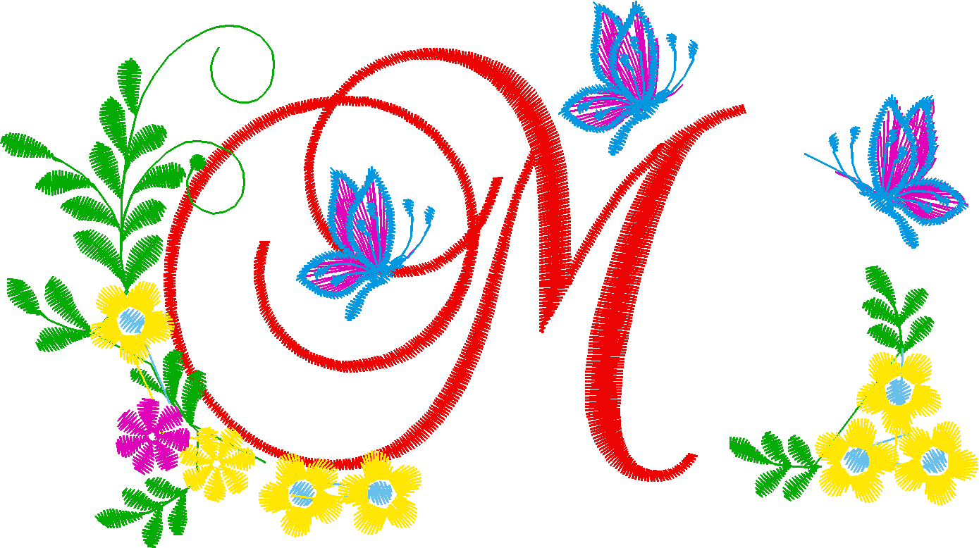 Floral-Letter-M-32571222