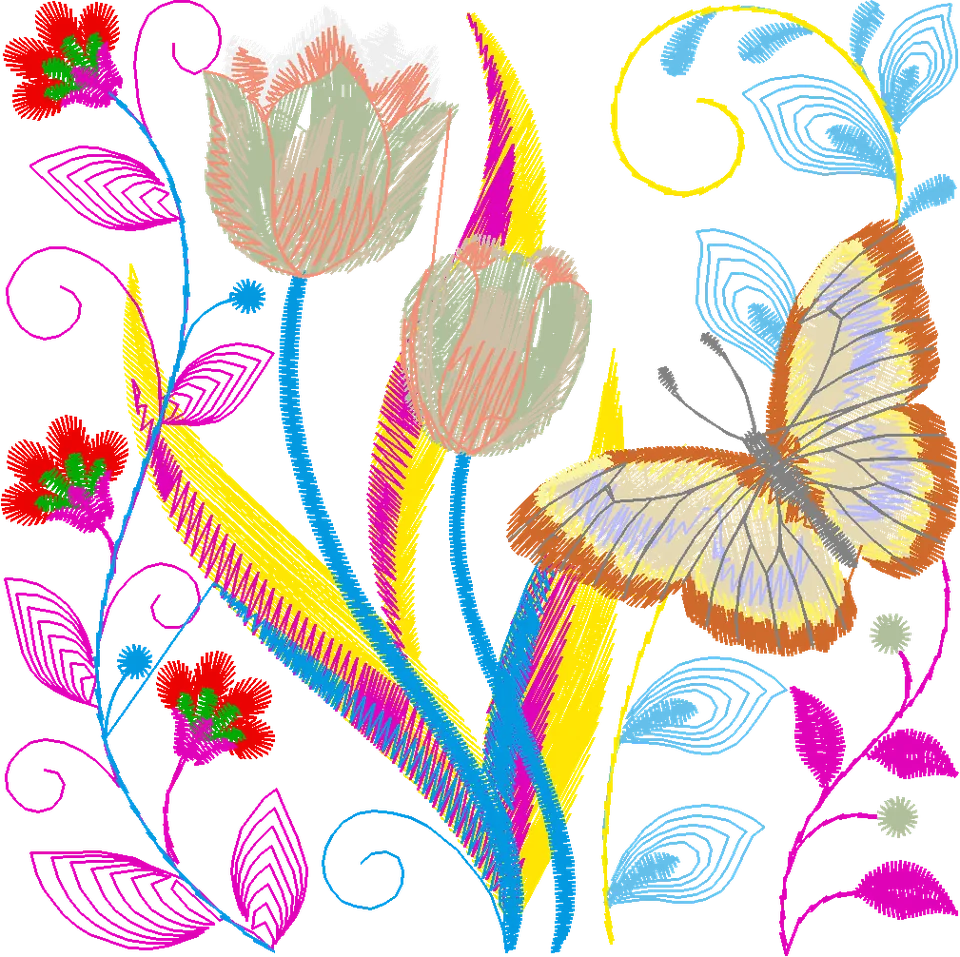 Flowers-with-butterfly-31024699