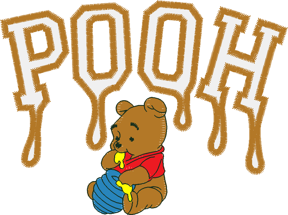 PoohEatingHoney