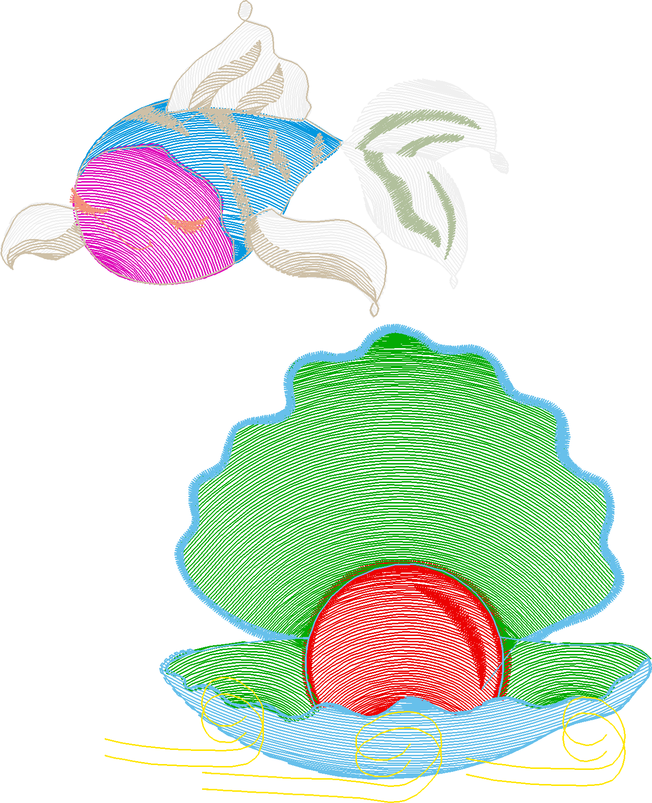 Shell-and-fish-36423767