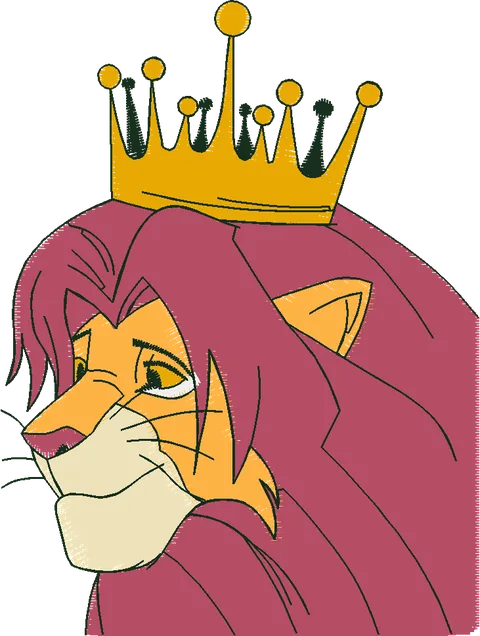 SimbaWithCrown