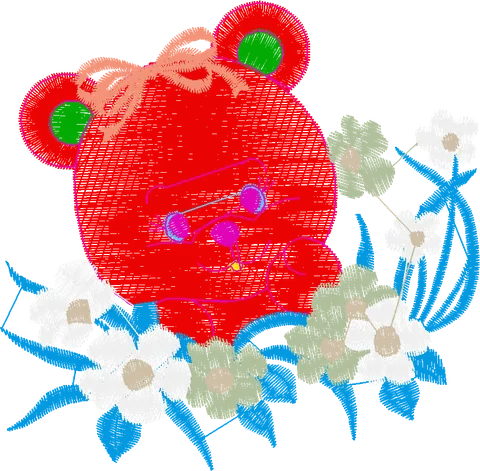 Teddy-bear-with-flowers-30702539