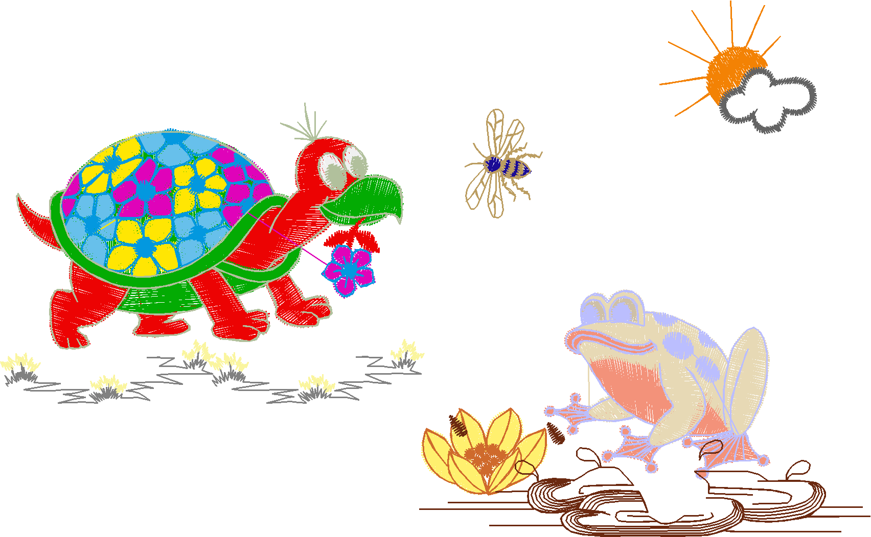 Turtle-And-Frog-36873178