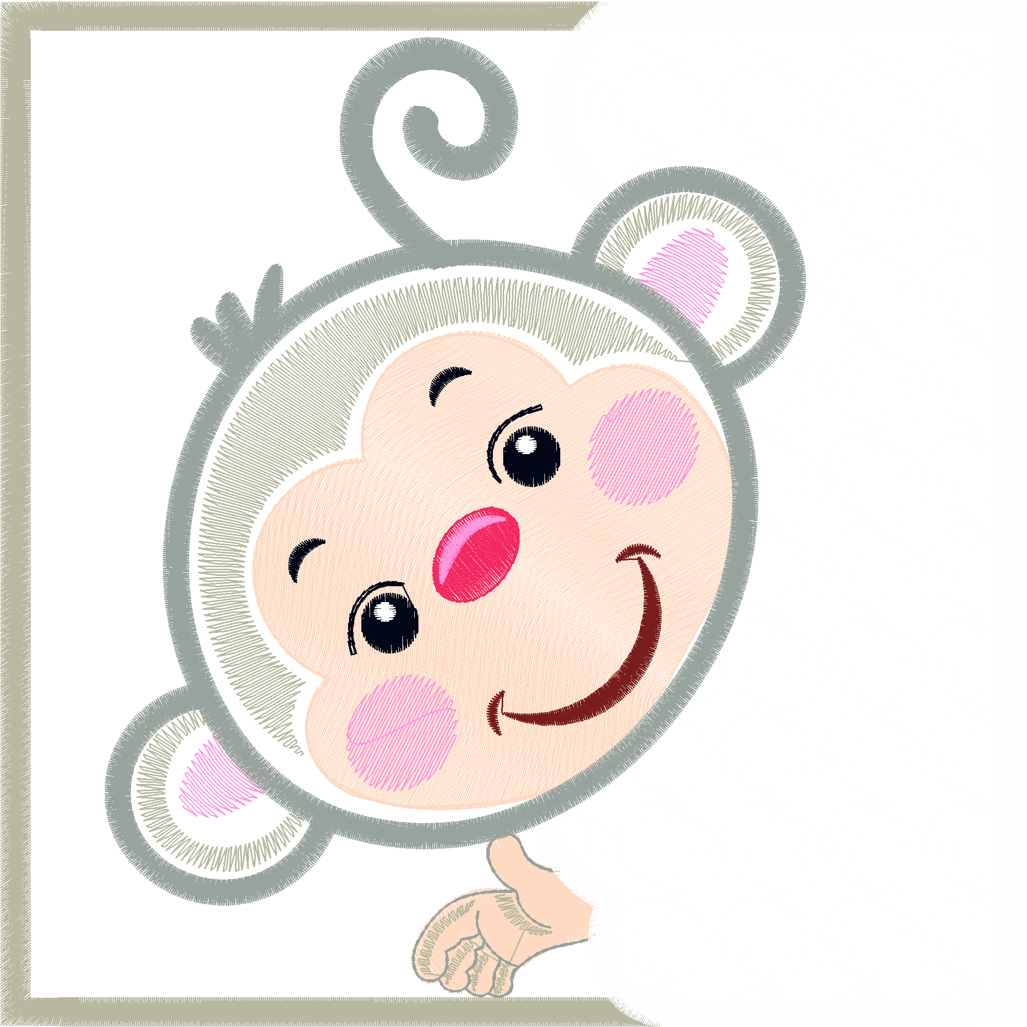 Animais Moldura (22)