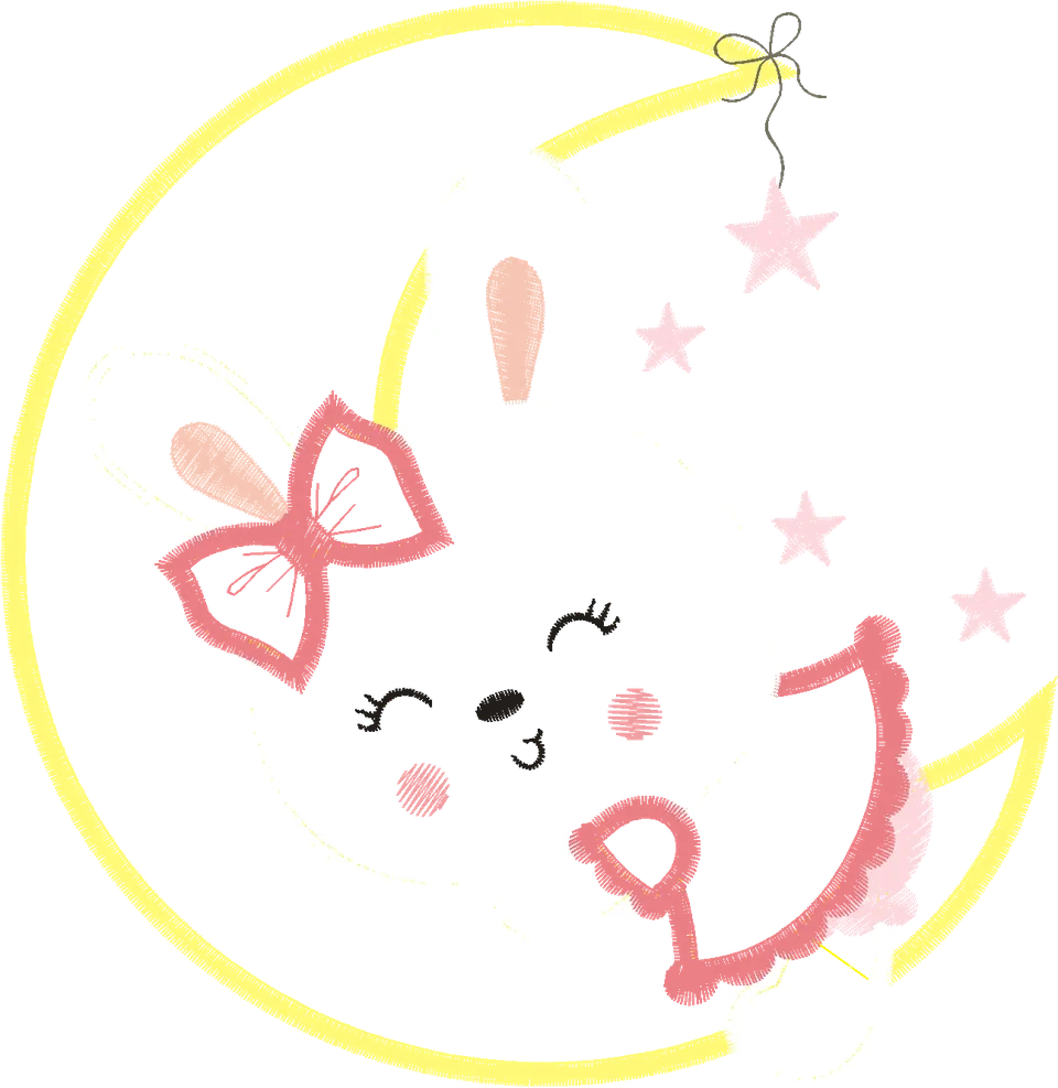 coelhinha  lua aplique G