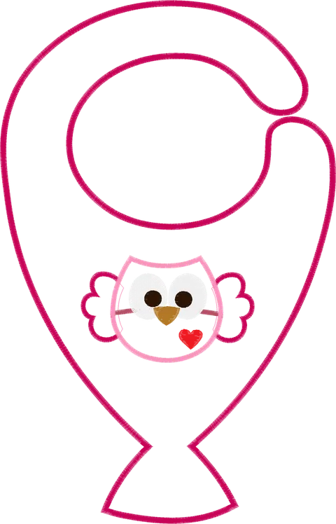 BABADOR porta chupeta - Coruja 28 cm