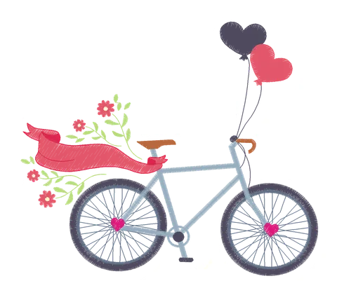 bicicleta chaveiro menina 16 cm