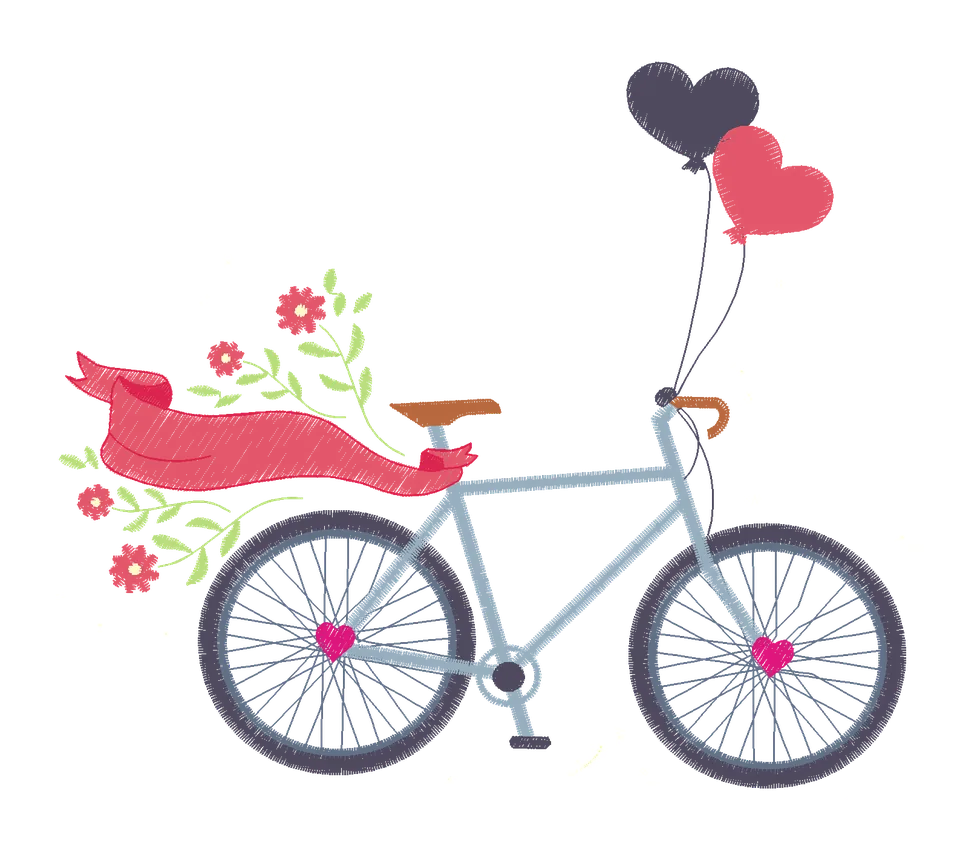 bicicleta chaveiro menina 16 cm