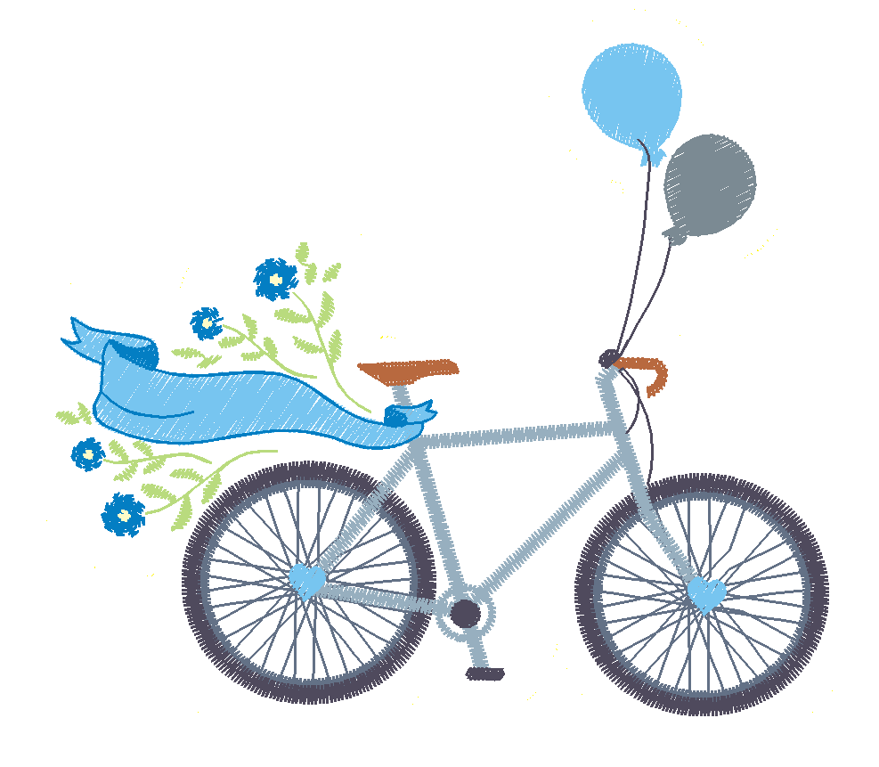 bicicleta chaveiro Menino 10 cm