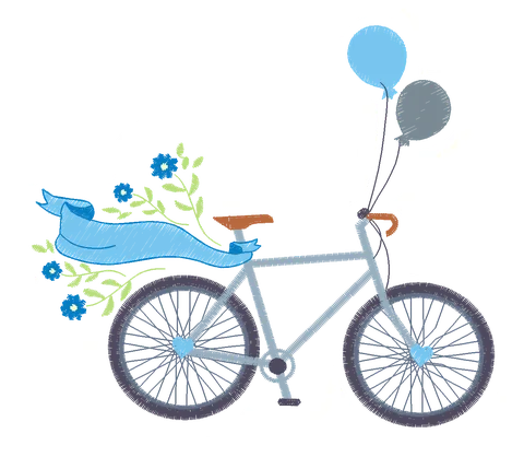 bicicleta chaveiro Menino 13 cm