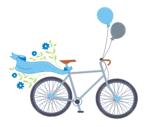 bicicleta chaveiro Menino 16 cm