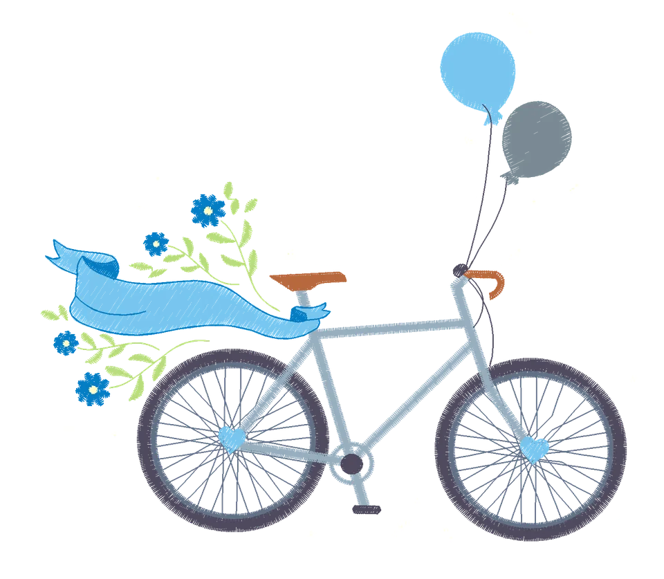 bicicleta chaveiro Menino 16 cm