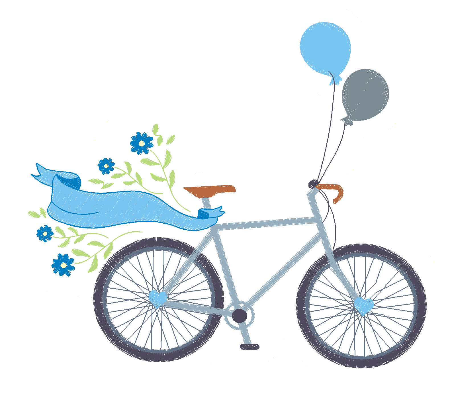 bicicleta chaveiro Menino 16 cm