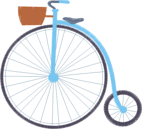 Monociclo menino 10 cm