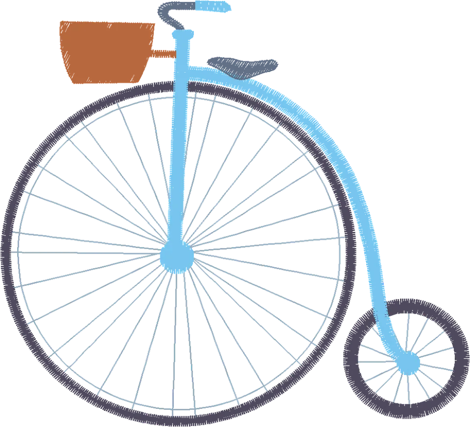 Monociclo menino 10 cm