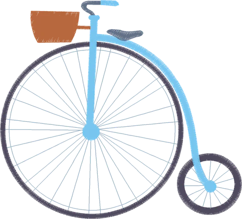 Monociclo menino 13 cm