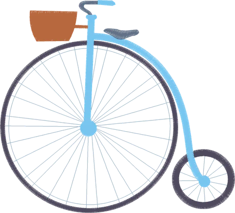 Monociclo menino 16 cm