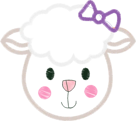 ovelha reduzida. pes