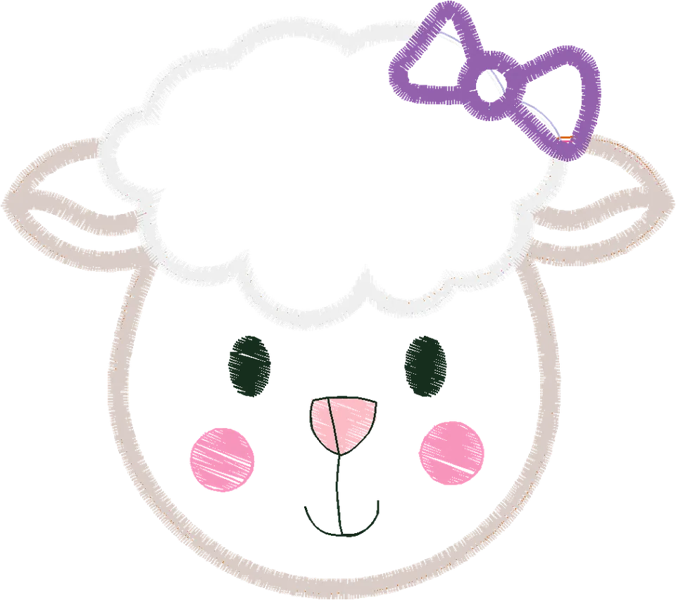 ovelha reduzida. pes