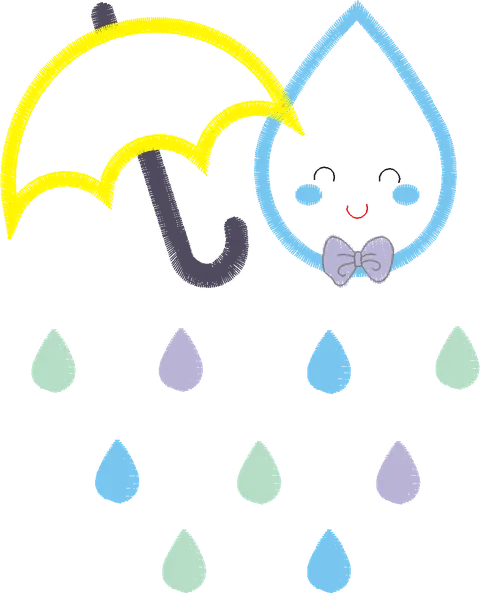 gota  e gurda chuva 12cm