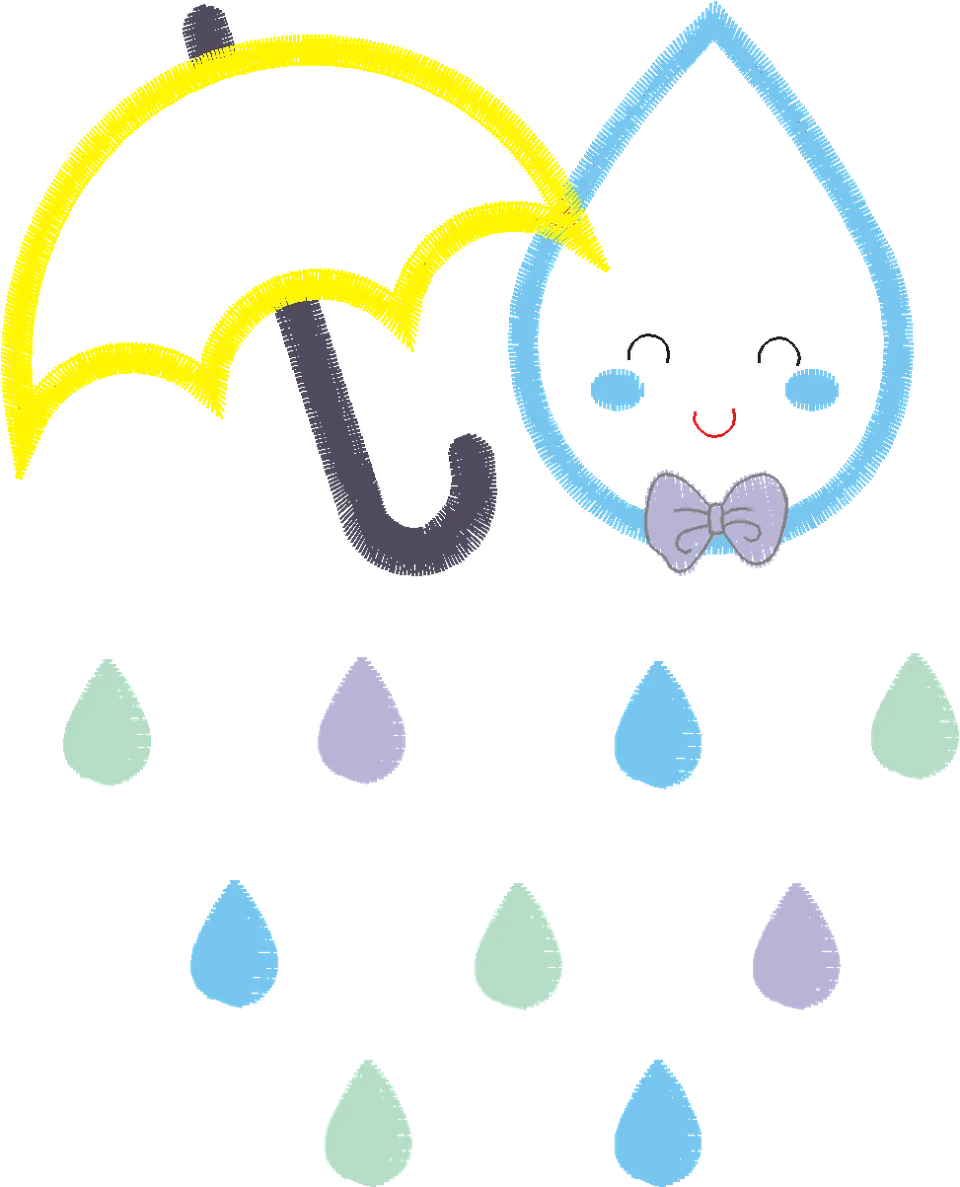 gota  e gurda chuva 12cm