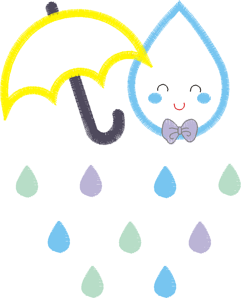 gota  e gurda chuva10cm