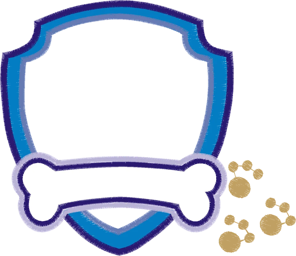 Moldura Patrulha Canina 15X13