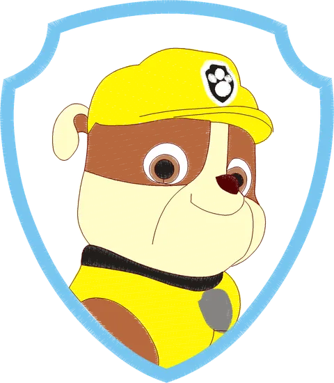 Patrulha Canina Rubble 20X18