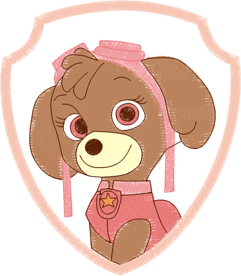 Patrulha Canina Skye 10x9