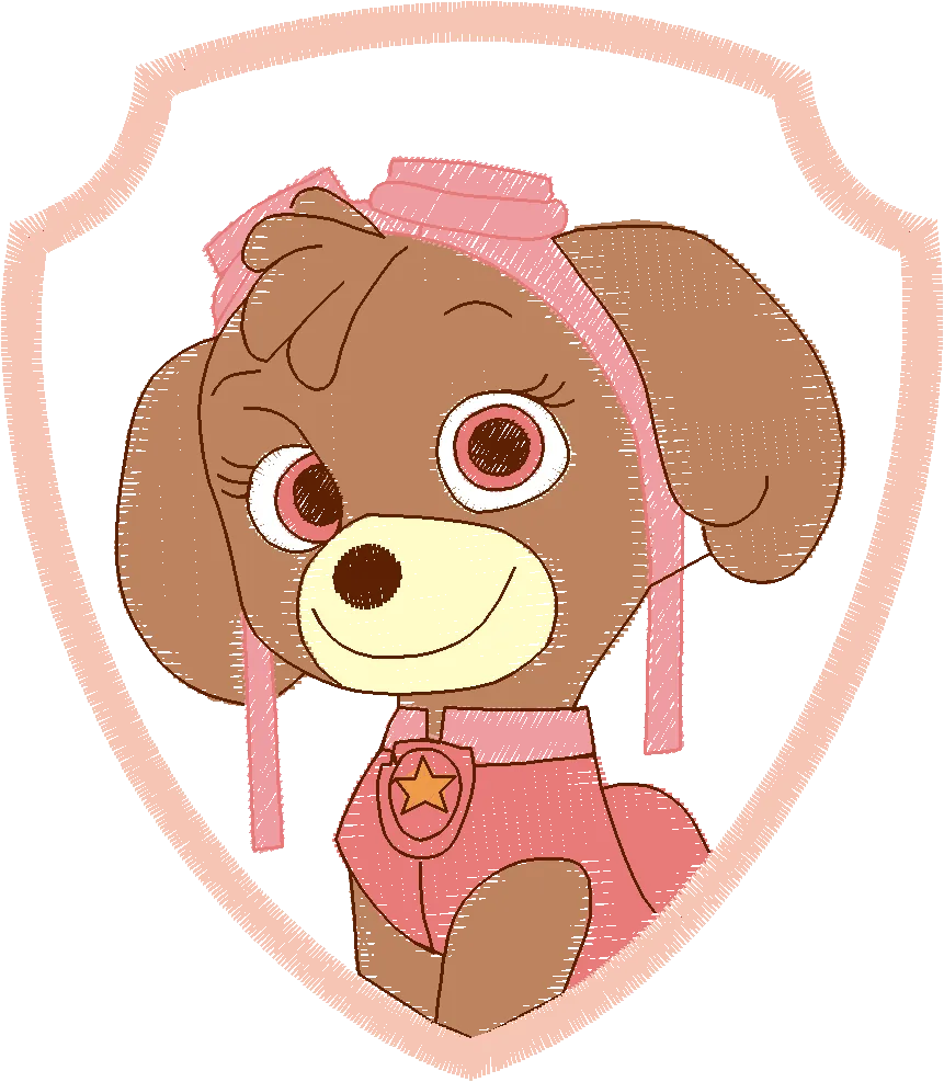 Patrulha Canina Skye 10x9