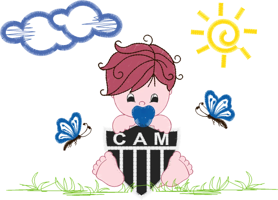 MENINO ATLÉTICO MINEIRO 12CM