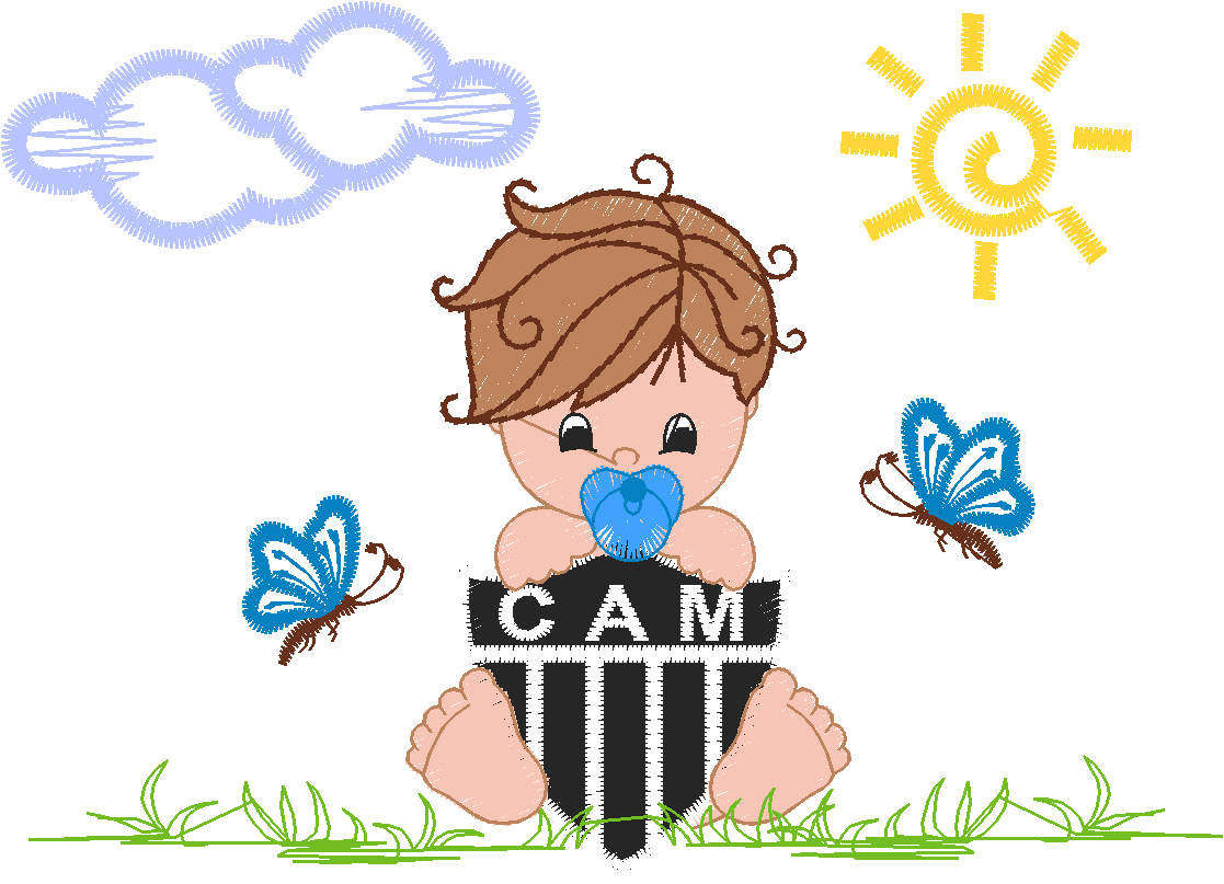 MENINO ATLÉTICO MINEIRO 8CM