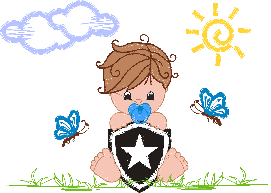 MENINO BOTAFOGO 8CM