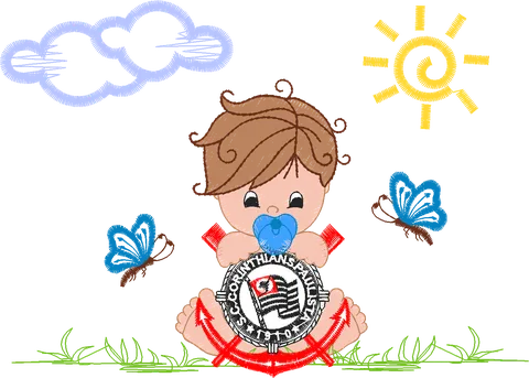 MENINO CORINTHIAS 10CM