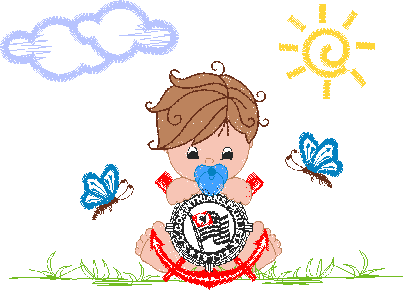 MENINO CORINTHIAS 10CM