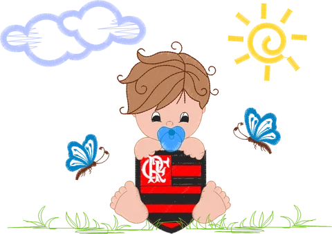 MENINO FLAMENGO 14X20