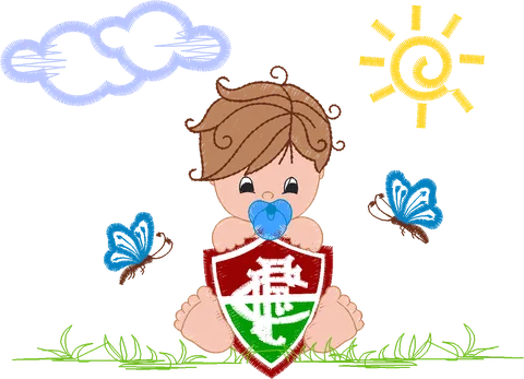 MENINO FLUMINENSE 10CM