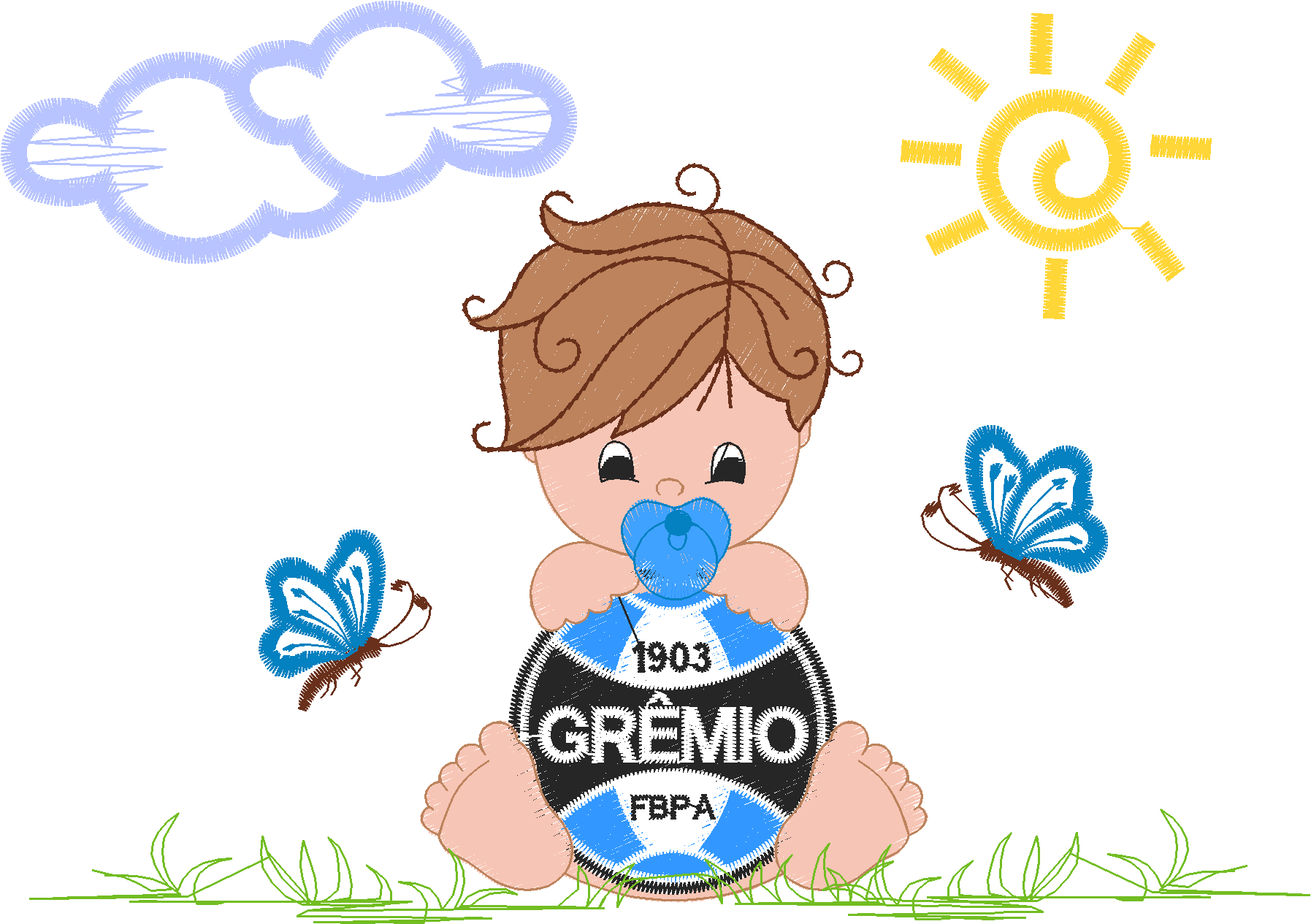 MENINO GREéMIO 13X18