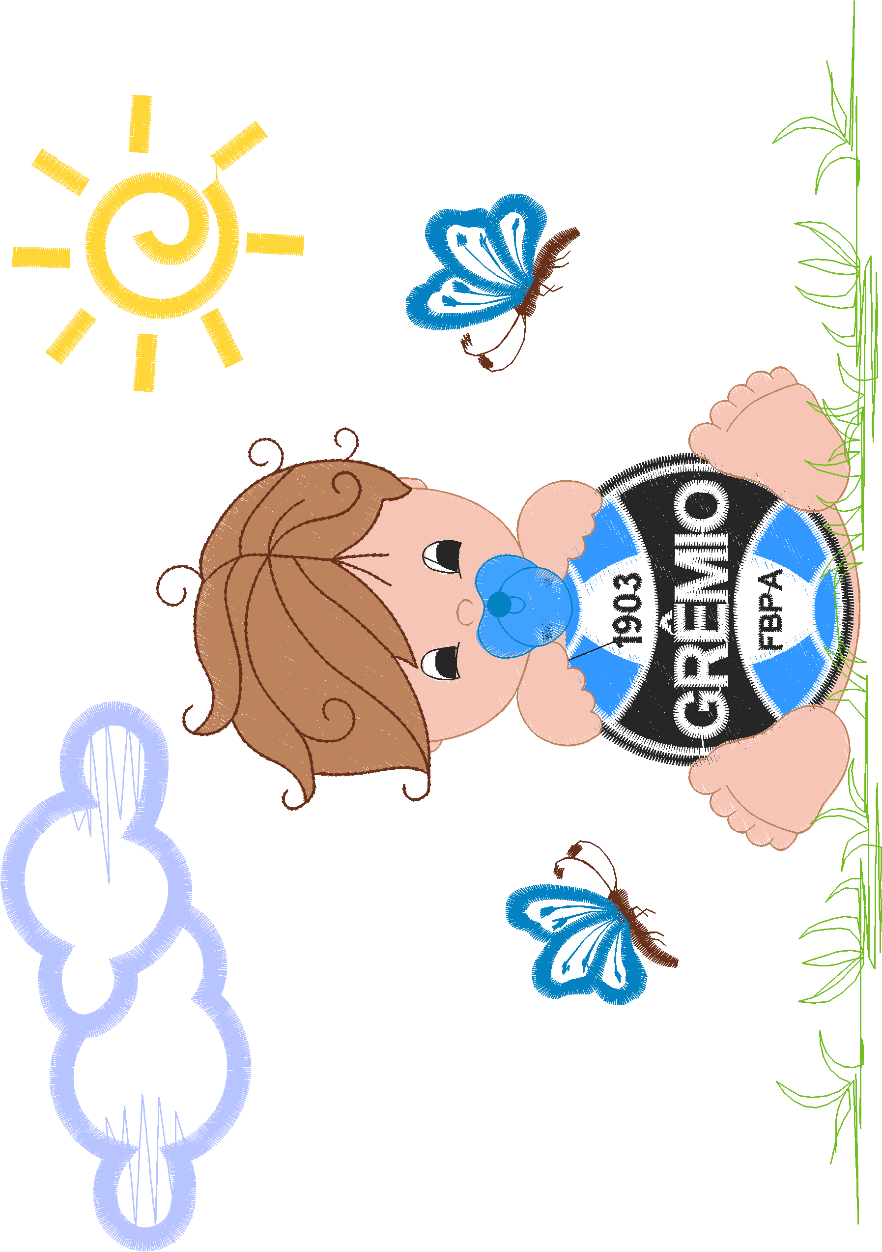 MENINO GRE╠éMIO 18X30