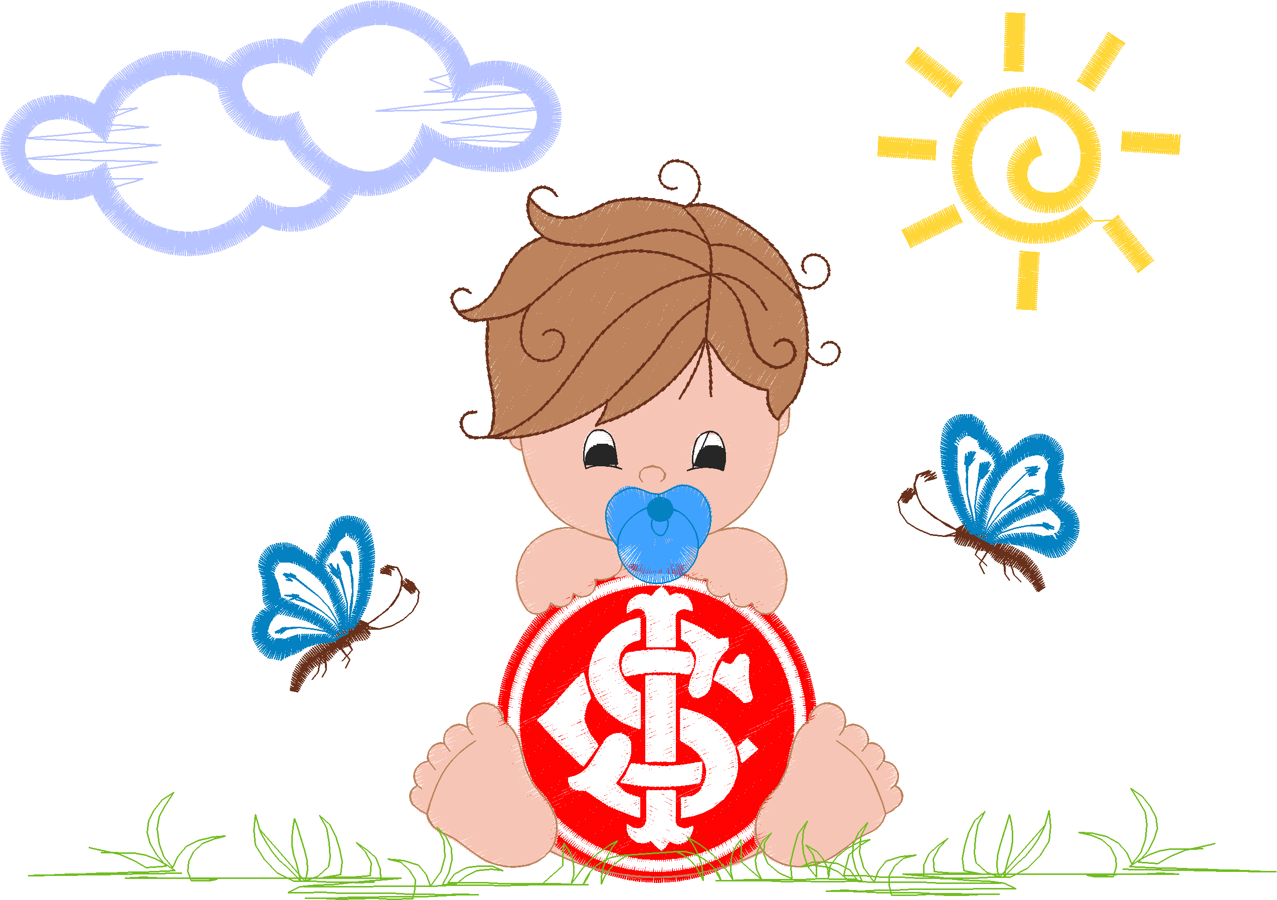 MENINO INTERNACIONAL 18X30