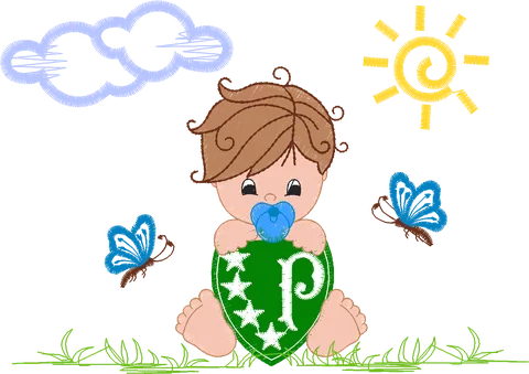 MENINO PALMEIRAS 10CM