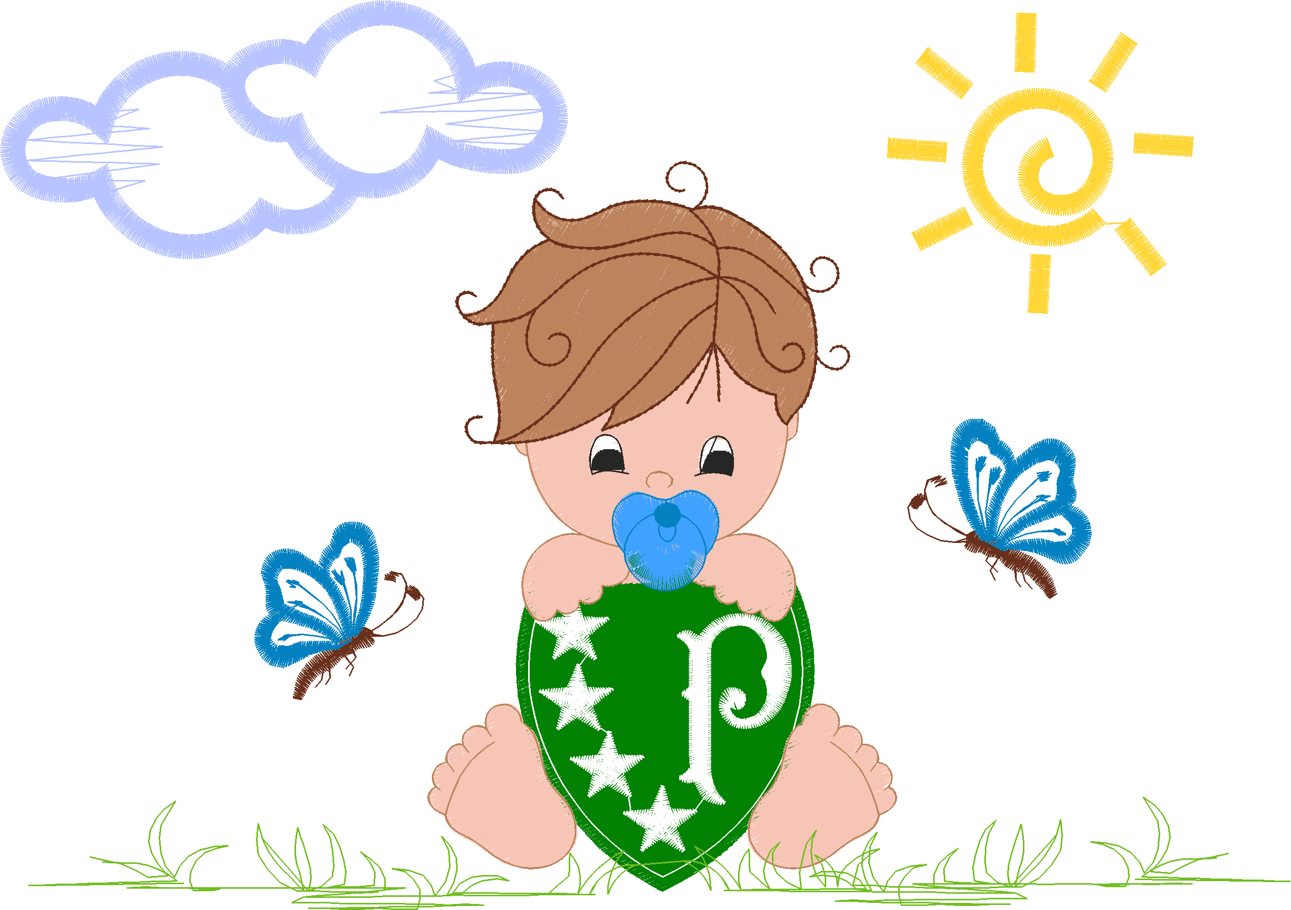 MENINO PALMEIRAS 18X30