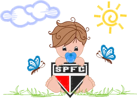 MENINO SÃO PAULO 10CM