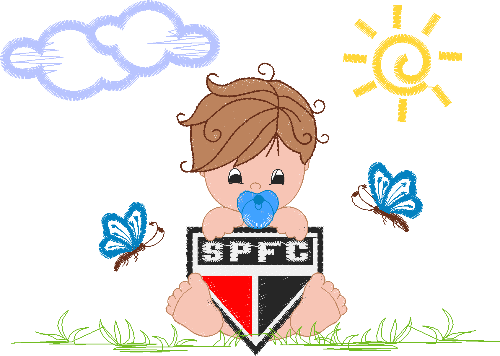 MENINO SÃO PAULO 12CM