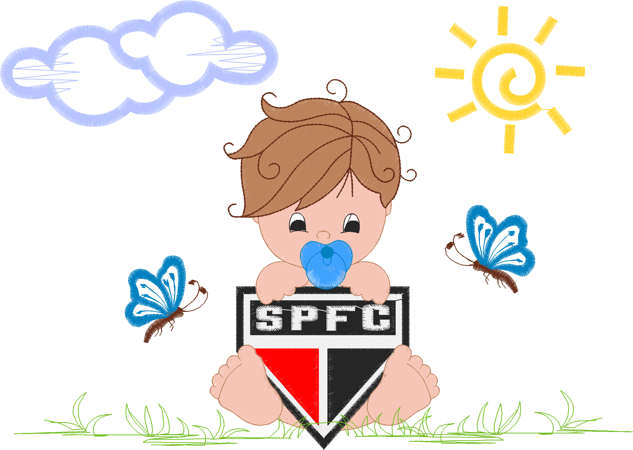 MENINO SÃO PAULO 18X30