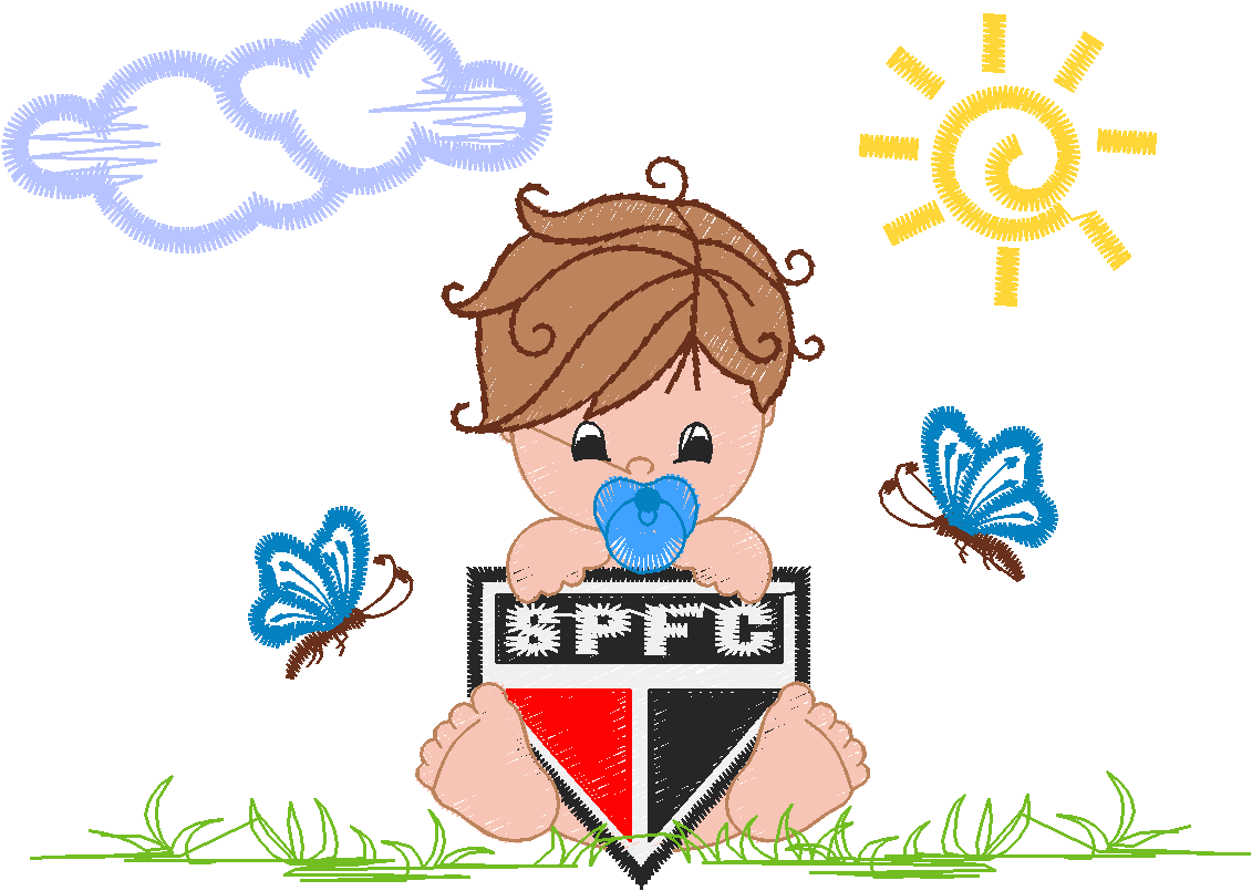 MENINO SÃO PAULO 8CM